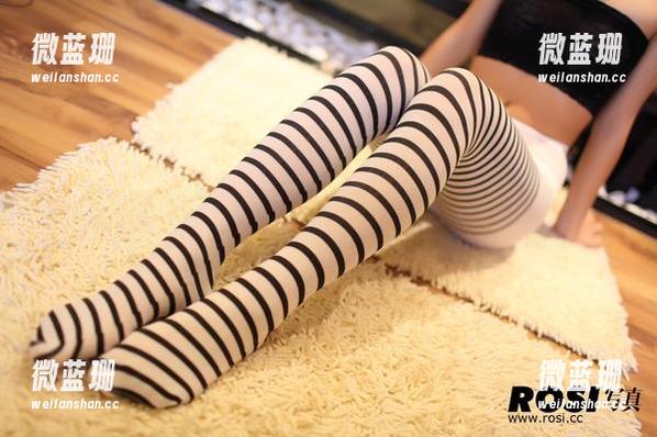 ROSI写真 - 恋恋的白丝搞事情：这套图看了我愣了好几秒！