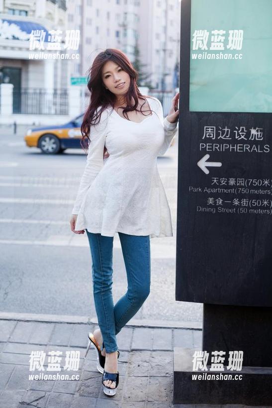 TuiGirl推女郎 - 精选王根星熙女孩套图：你猜如果她在大街上，能被多少人追！呃……希望是个好数字。