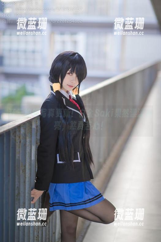 白金Saki 狂三校服写真更新!白金Saki果然漂漂亮亮,煞费苦心!