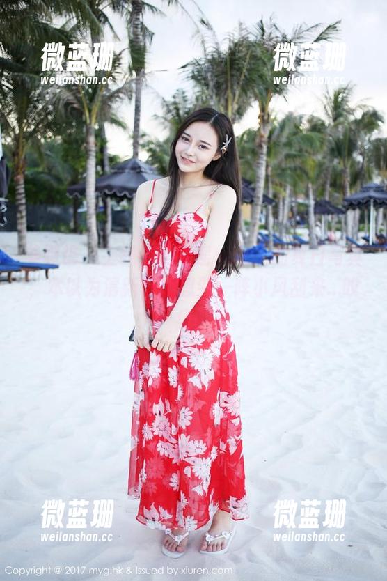 美媛馆 - 上线看王馨瑶yanni的夏日写真，本以为清新，没想到一阵小风刮来...哎疼！